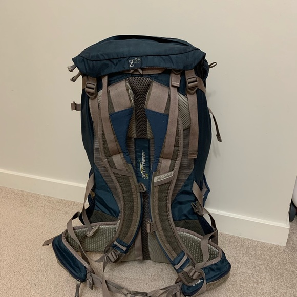 Gregory Z55 Backpack with rain cover, Navy Blue - Picture 6 of 8